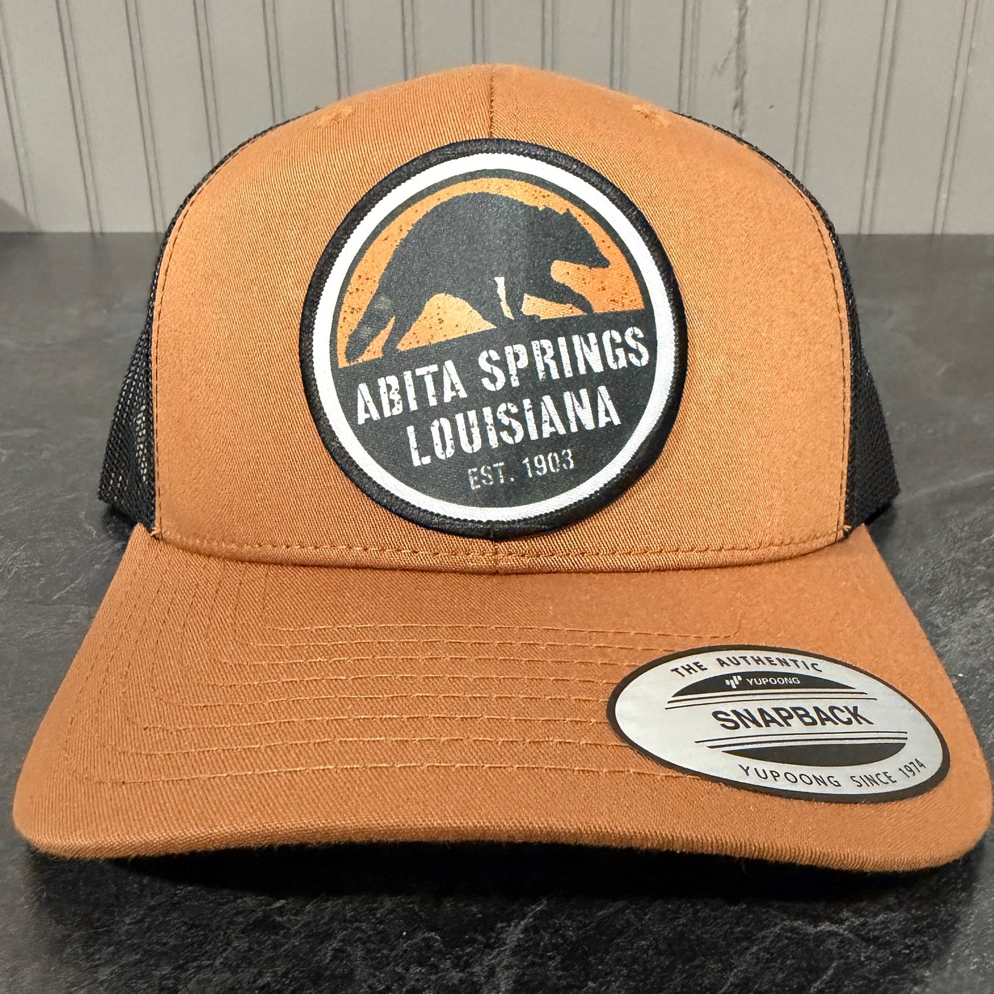 Abita Springs LA Raccoon Trucker Cap