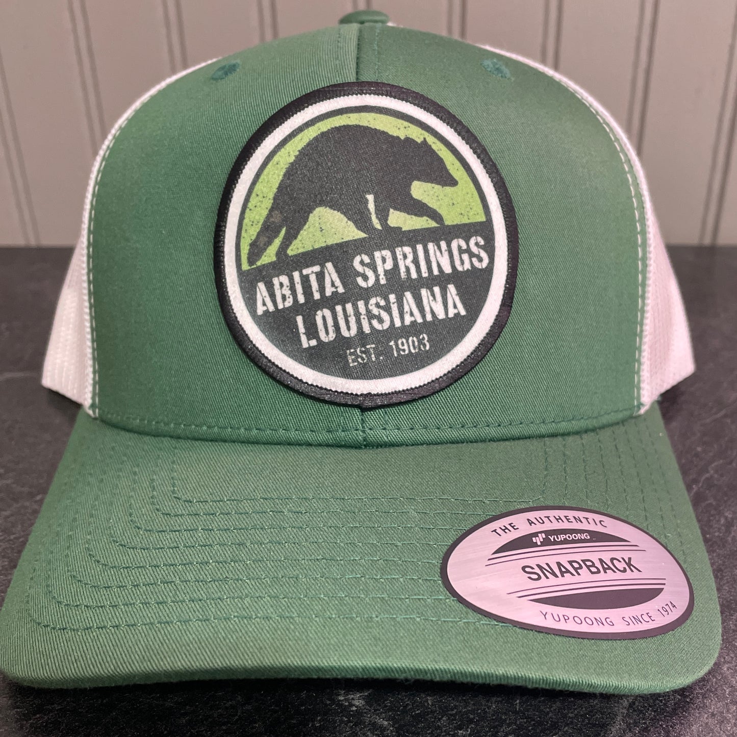 Abita Springs LA Raccoon Trucker Cap