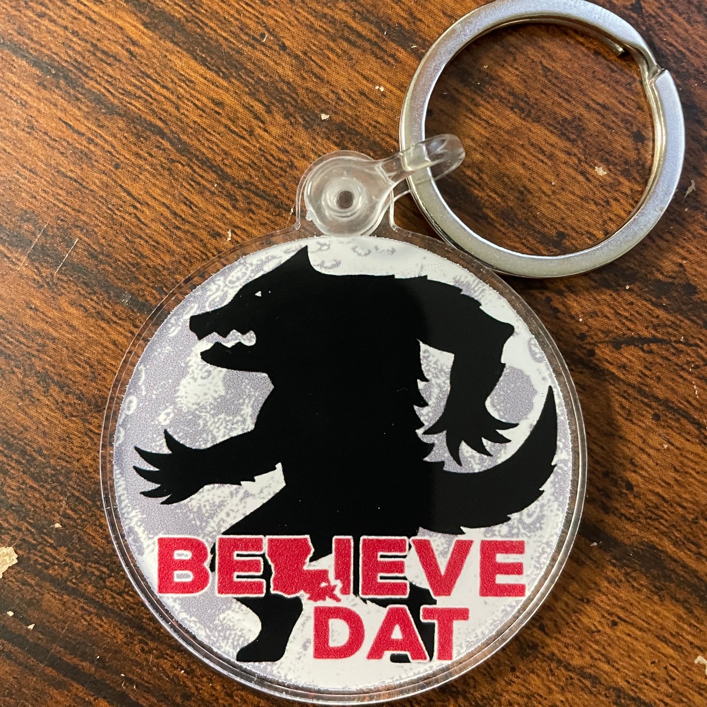 Believe Dat Keychain