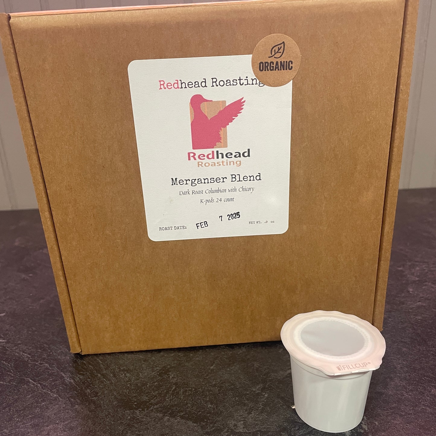 Redhead Roasting Merganser Chicory Coffee K-Pods (24 count)