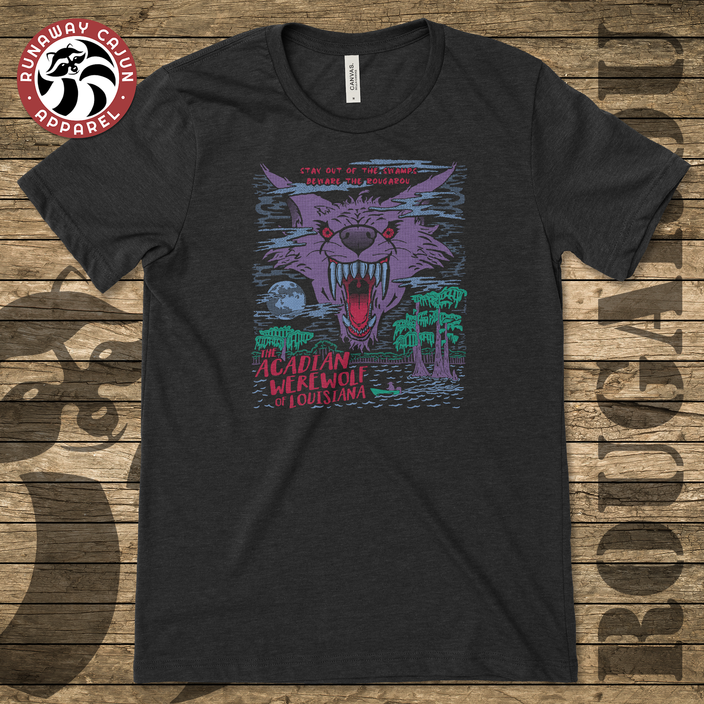 Rougarou An Acadian Werewolf of Louisiana T-Shirt