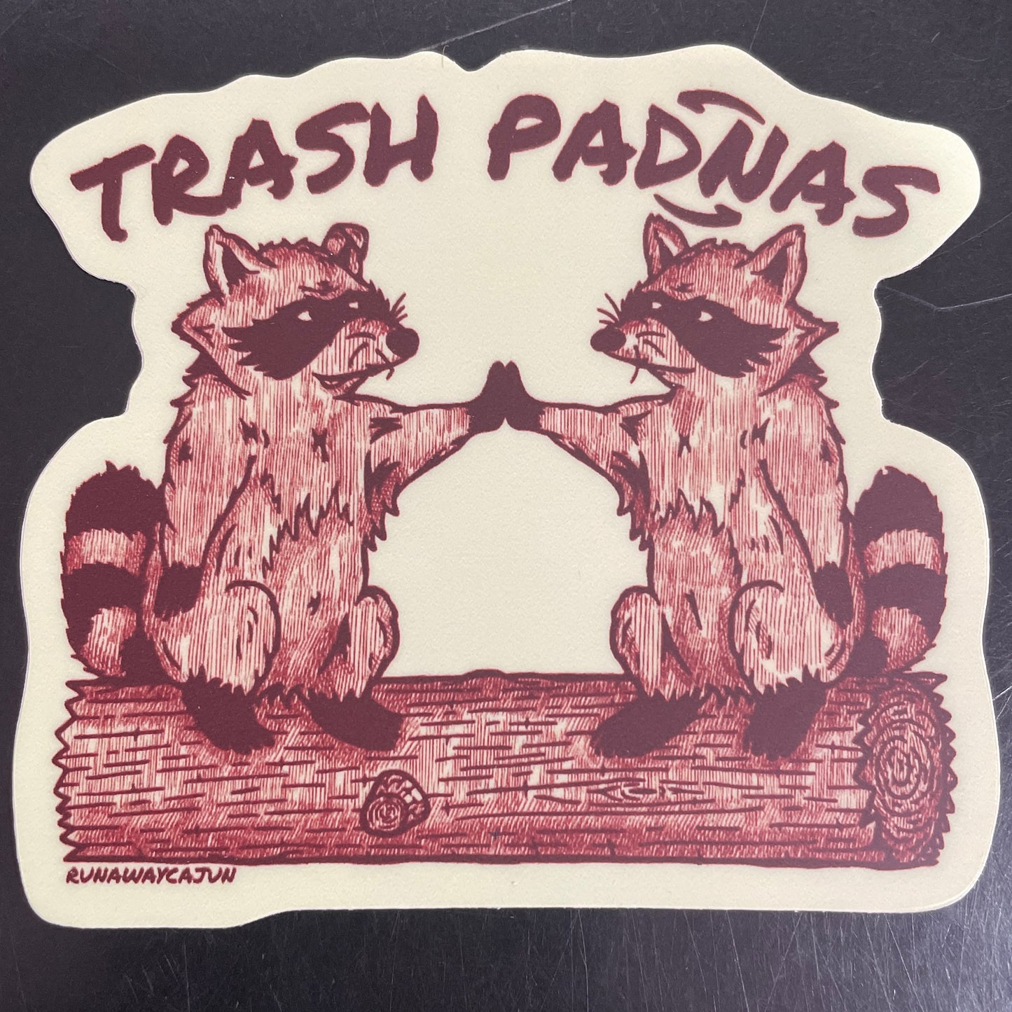 Trash Padnas Sticker