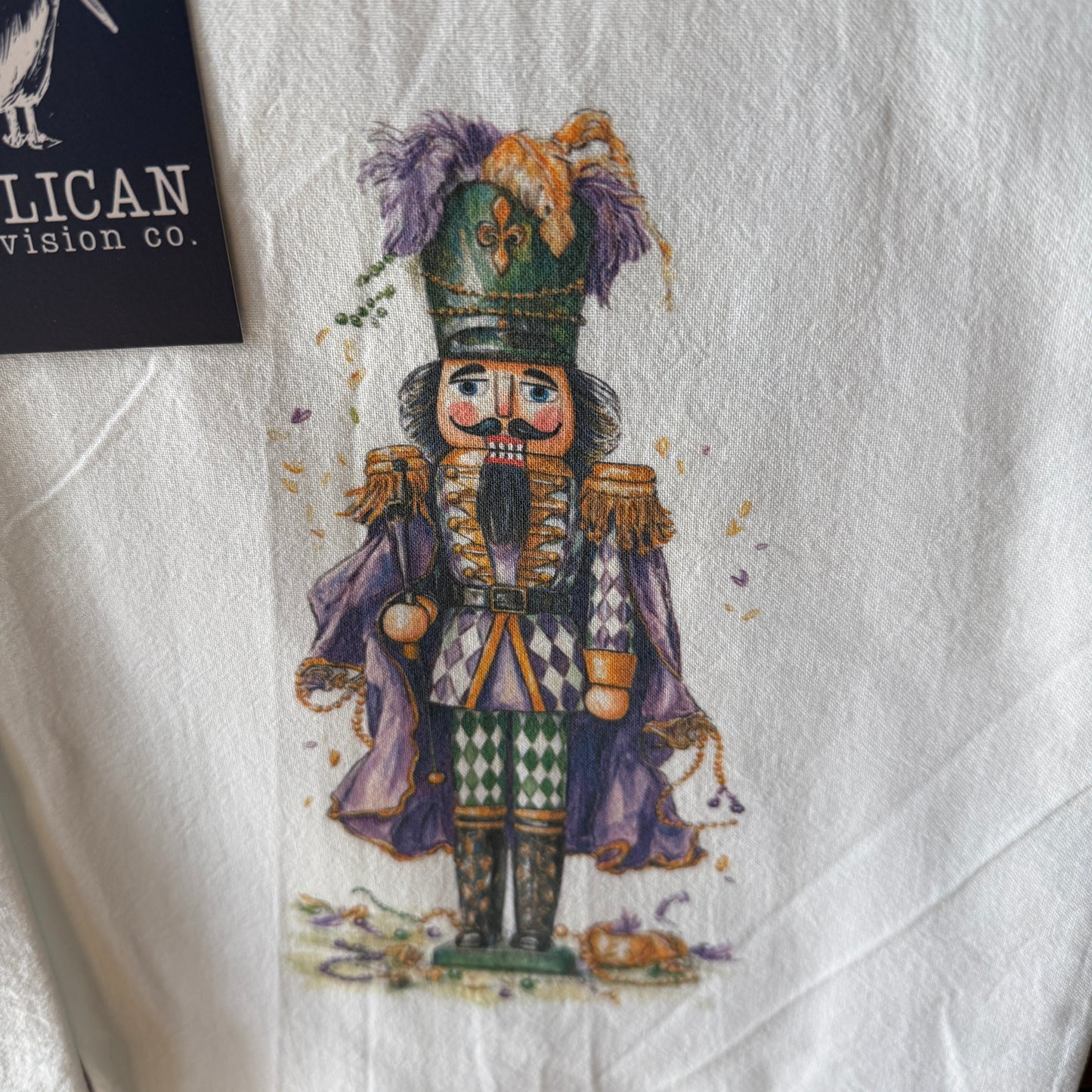 Pelican Provision Co. Mardi Gras Kitchen Towels