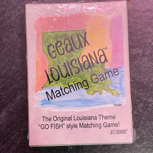 Geaux Louisiana Card Game-Go Fish Style Game