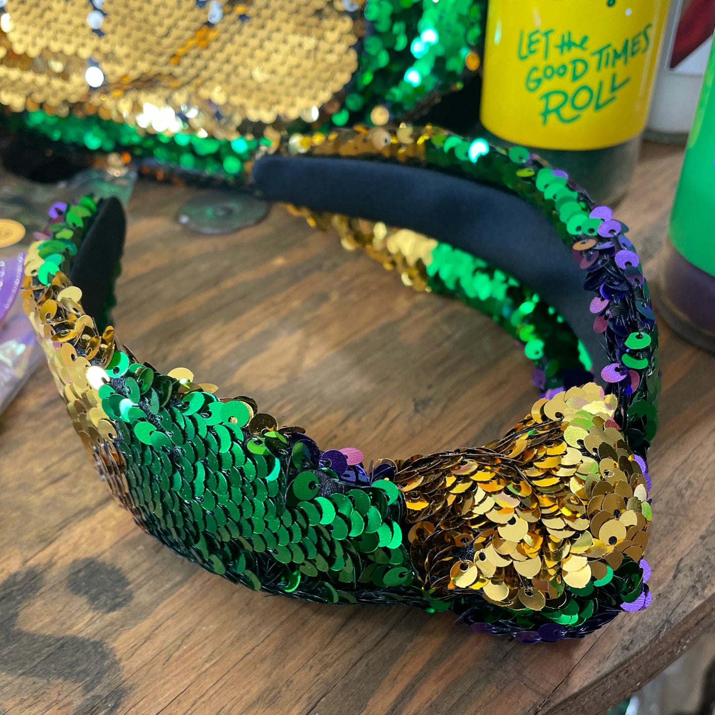 Mardi Gras Sequin Headband