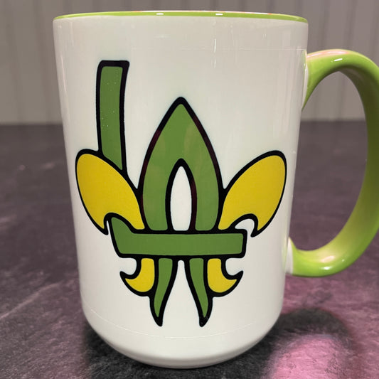 LA Fleur de Lis Emblem Mug