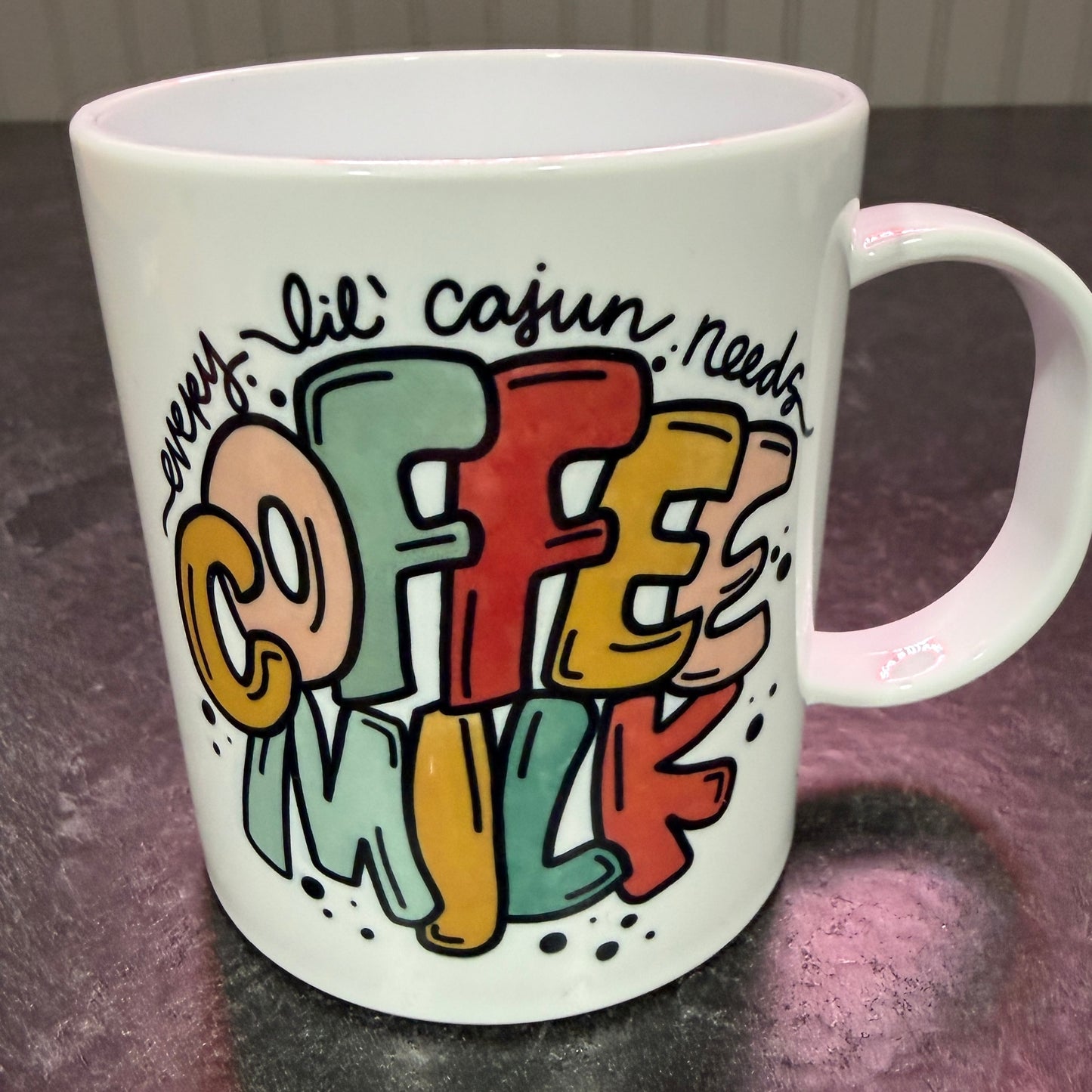 Cajun Shatterproof Kid Mugs