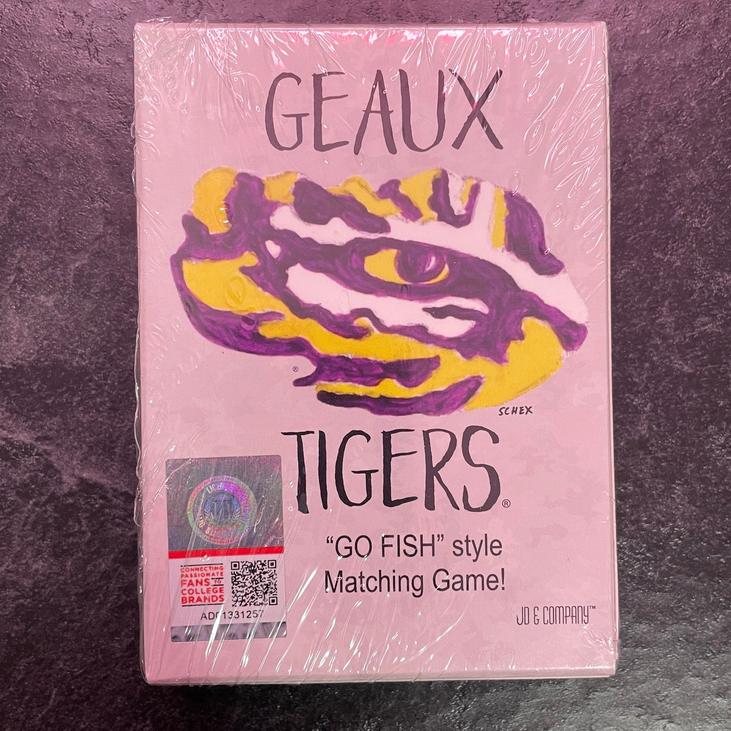 LSU Geaux Tigers Card Game-Go Fish Style Game
